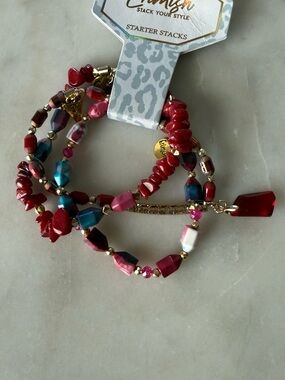 Erimish Red and Blue Starter Stack NWT